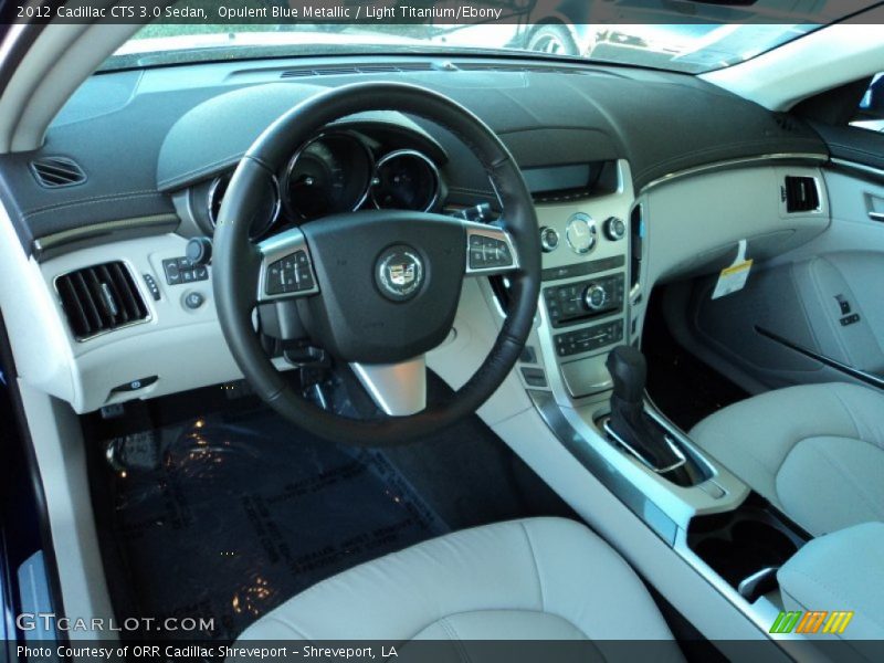 Opulent Blue Metallic / Light Titanium/Ebony 2012 Cadillac CTS 3.0 Sedan