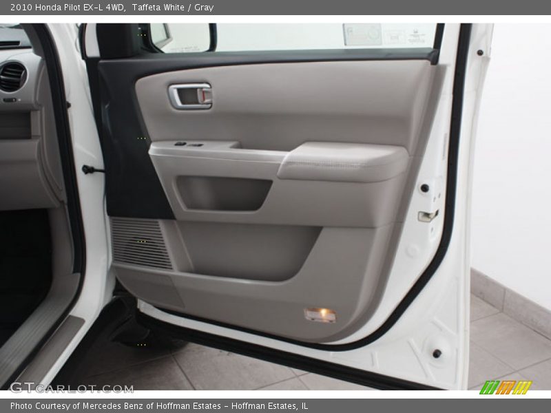 Taffeta White / Gray 2010 Honda Pilot EX-L 4WD