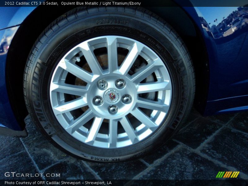 Opulent Blue Metallic / Light Titanium/Ebony 2012 Cadillac CTS 3.0 Sedan