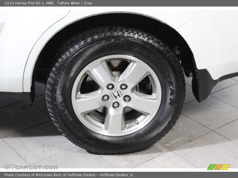 Taffeta White / Gray 2010 Honda Pilot EX-L 4WD