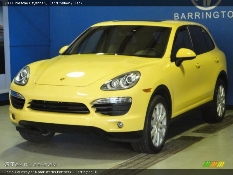 Sand Yellow / Black 2011 Porsche Cayenne S