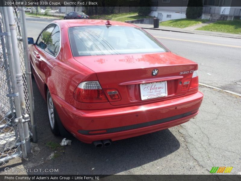 Electric Red / Black 2004 BMW 3 Series 330i Coupe