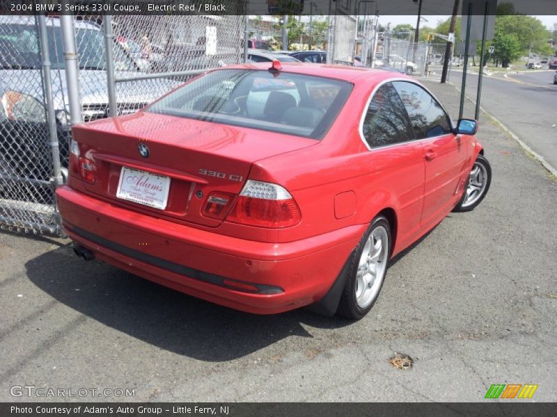 Electric Red / Black 2004 BMW 3 Series 330i Coupe