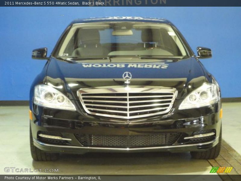 Black / Black 2011 Mercedes-Benz S 550 4Matic Sedan