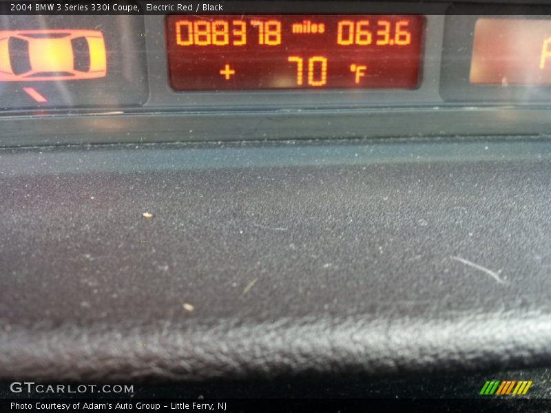 Electric Red / Black 2004 BMW 3 Series 330i Coupe