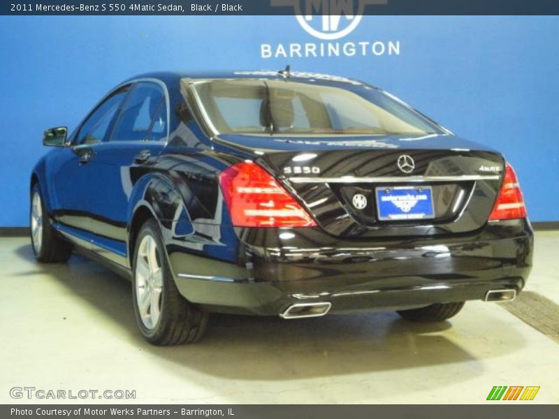 Black / Black 2011 Mercedes-Benz S 550 4Matic Sedan