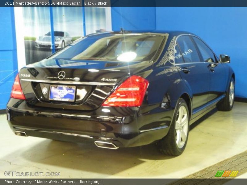 Black / Black 2011 Mercedes-Benz S 550 4Matic Sedan