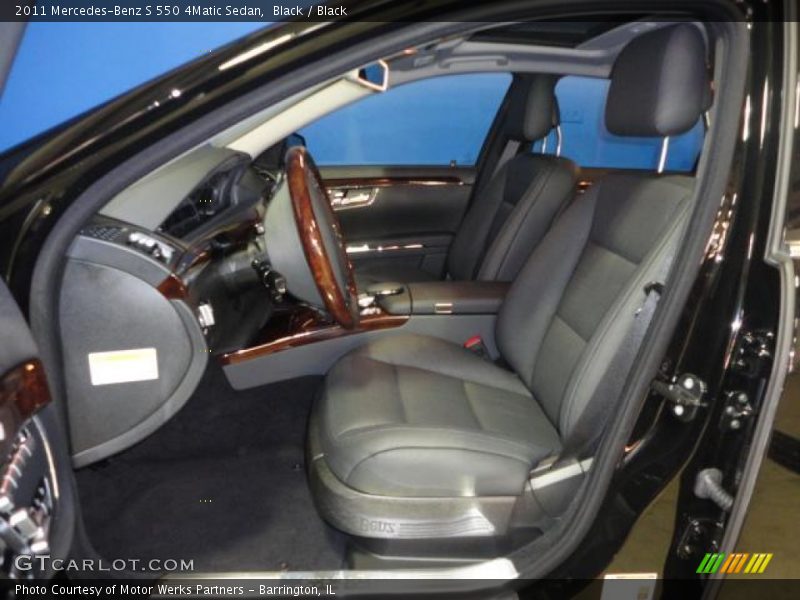 Black / Black 2011 Mercedes-Benz S 550 4Matic Sedan