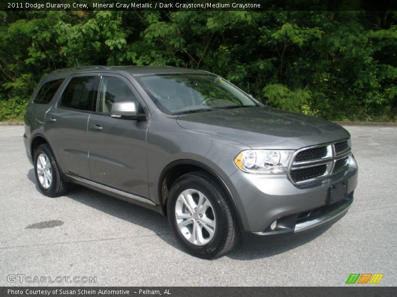 Mineral Gray Metallic / Dark Graystone/Medium Graystone 2011 Dodge Durango Crew