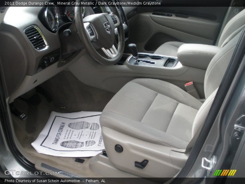 Mineral Gray Metallic / Dark Graystone/Medium Graystone 2011 Dodge Durango Crew