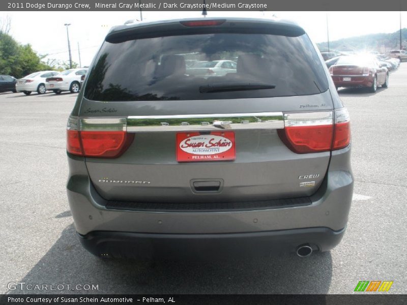 Mineral Gray Metallic / Dark Graystone/Medium Graystone 2011 Dodge Durango Crew