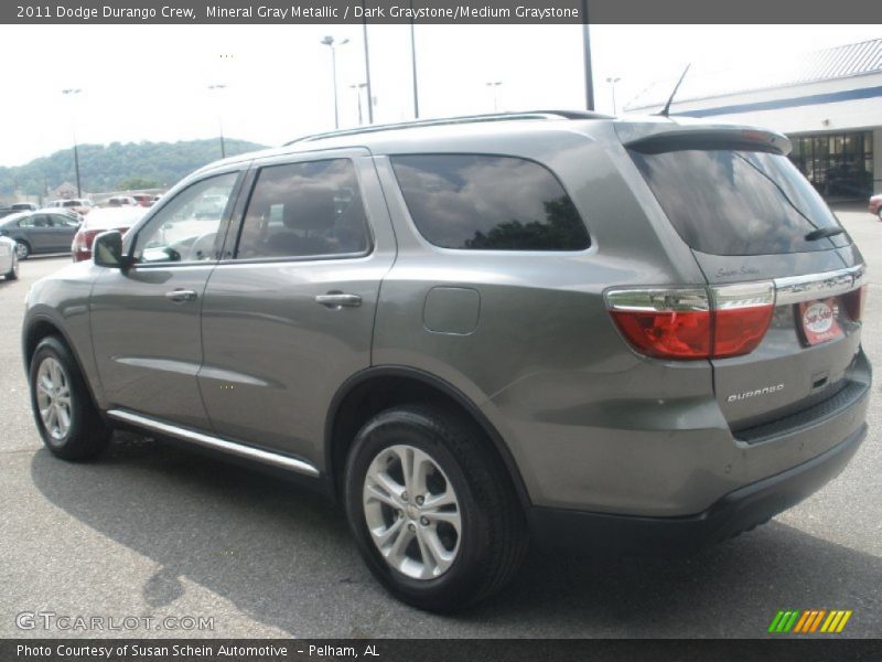 Mineral Gray Metallic / Dark Graystone/Medium Graystone 2011 Dodge Durango Crew