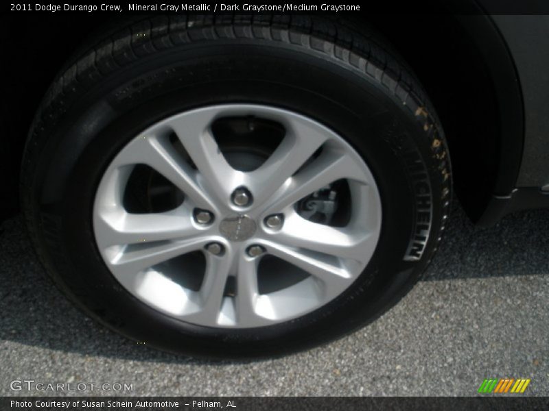 Mineral Gray Metallic / Dark Graystone/Medium Graystone 2011 Dodge Durango Crew