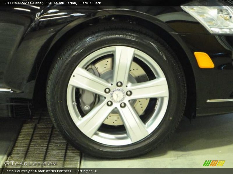 Black / Black 2011 Mercedes-Benz S 550 4Matic Sedan