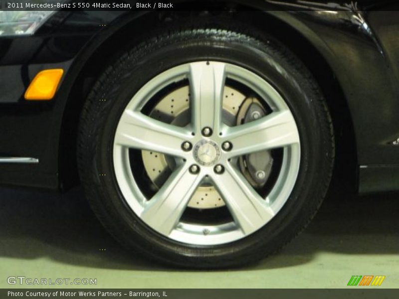 Black / Black 2011 Mercedes-Benz S 550 4Matic Sedan