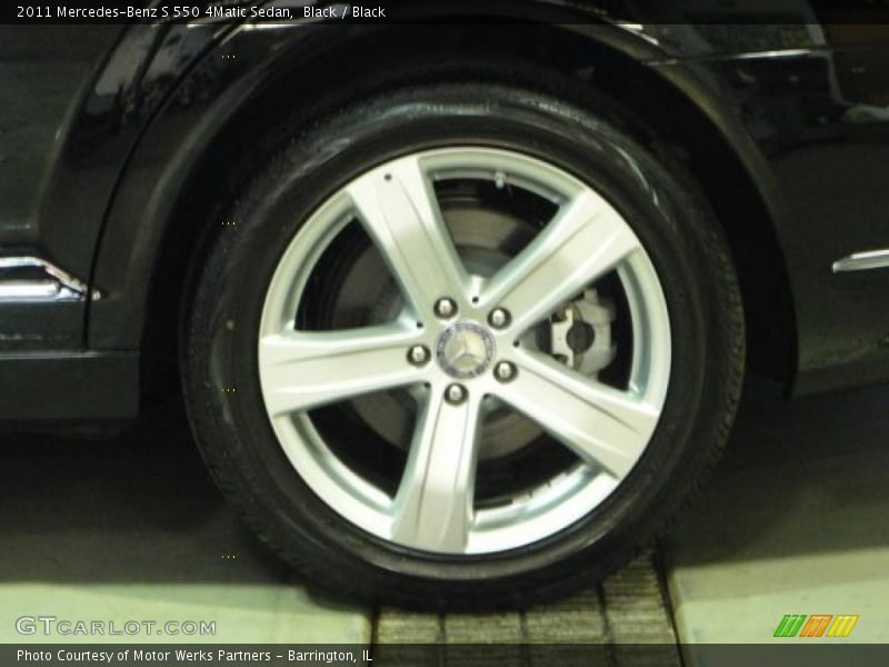 Black / Black 2011 Mercedes-Benz S 550 4Matic Sedan
