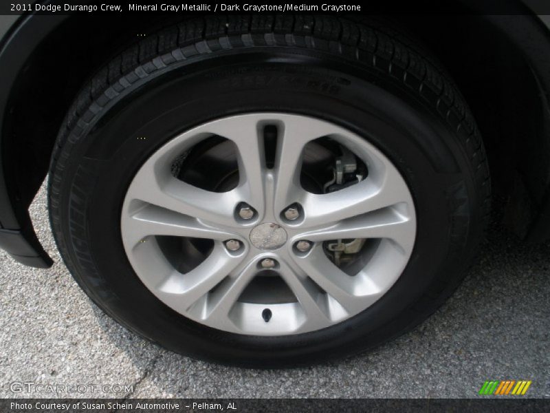 Mineral Gray Metallic / Dark Graystone/Medium Graystone 2011 Dodge Durango Crew