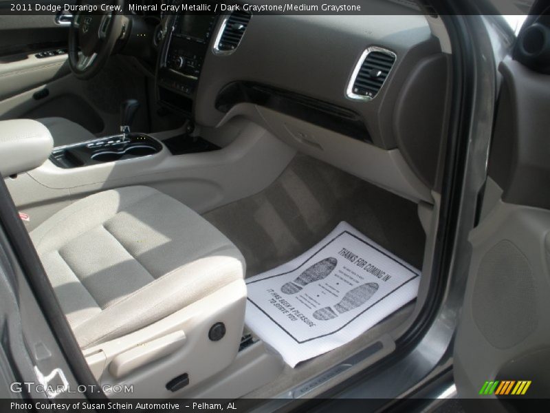 Mineral Gray Metallic / Dark Graystone/Medium Graystone 2011 Dodge Durango Crew