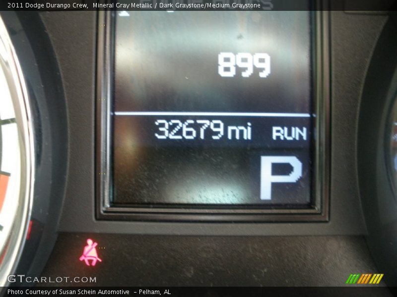 Mineral Gray Metallic / Dark Graystone/Medium Graystone 2011 Dodge Durango Crew