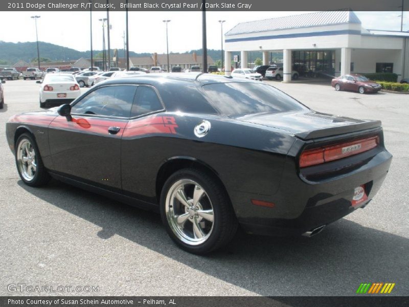 Brilliant Black Crystal Pearl / Dark Slate Gray 2011 Dodge Challenger R/T Classic