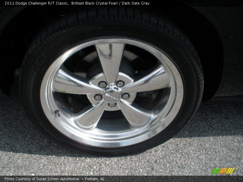 Brilliant Black Crystal Pearl / Dark Slate Gray 2011 Dodge Challenger R/T Classic