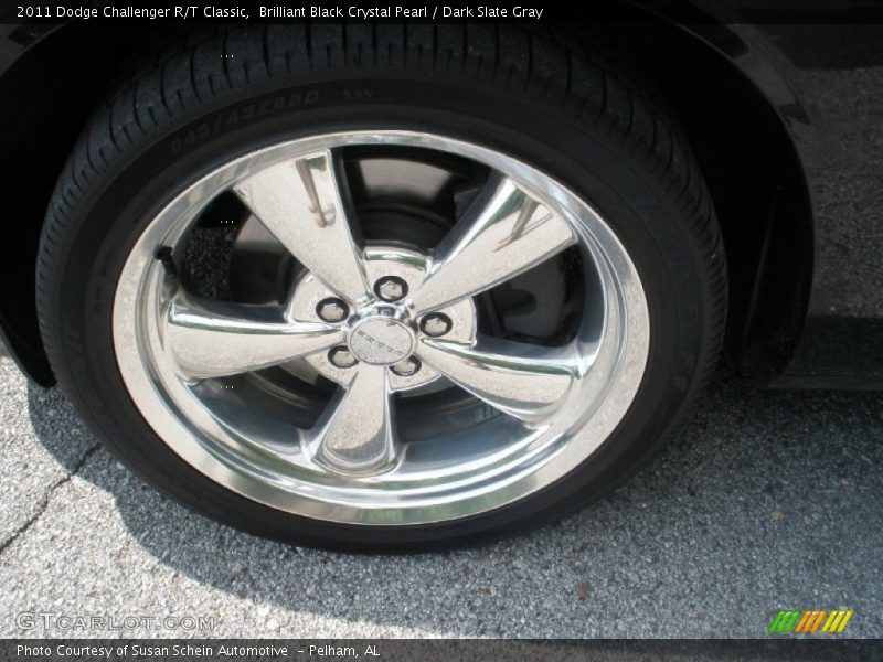 Brilliant Black Crystal Pearl / Dark Slate Gray 2011 Dodge Challenger R/T Classic