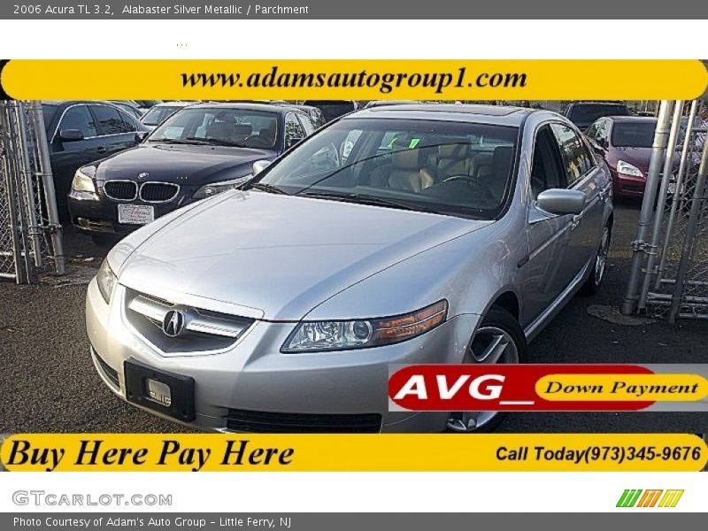 Alabaster Silver Metallic / Parchment 2006 Acura TL 3.2