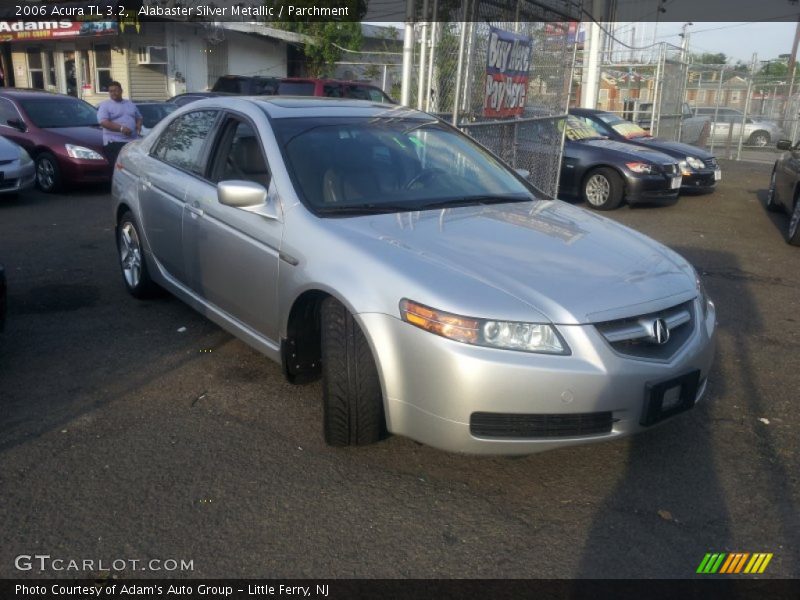 Alabaster Silver Metallic / Parchment 2006 Acura TL 3.2