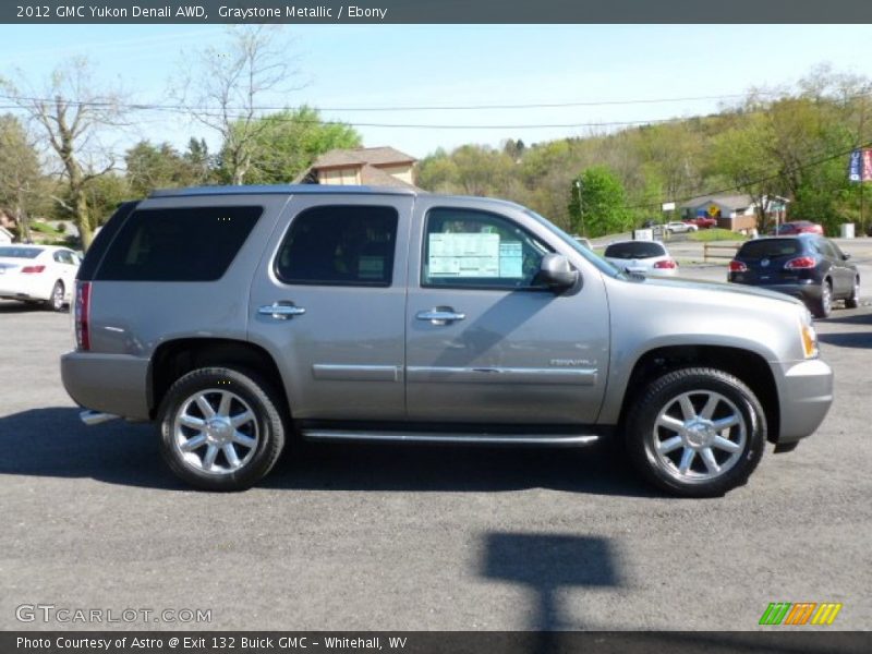 Graystone Metallic / Ebony 2012 GMC Yukon Denali AWD