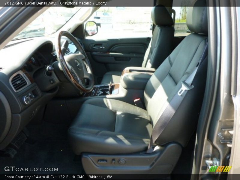 Graystone Metallic / Ebony 2012 GMC Yukon Denali AWD