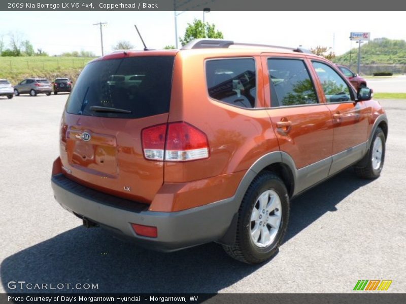 Copperhead / Black 2009 Kia Borrego LX V6 4x4