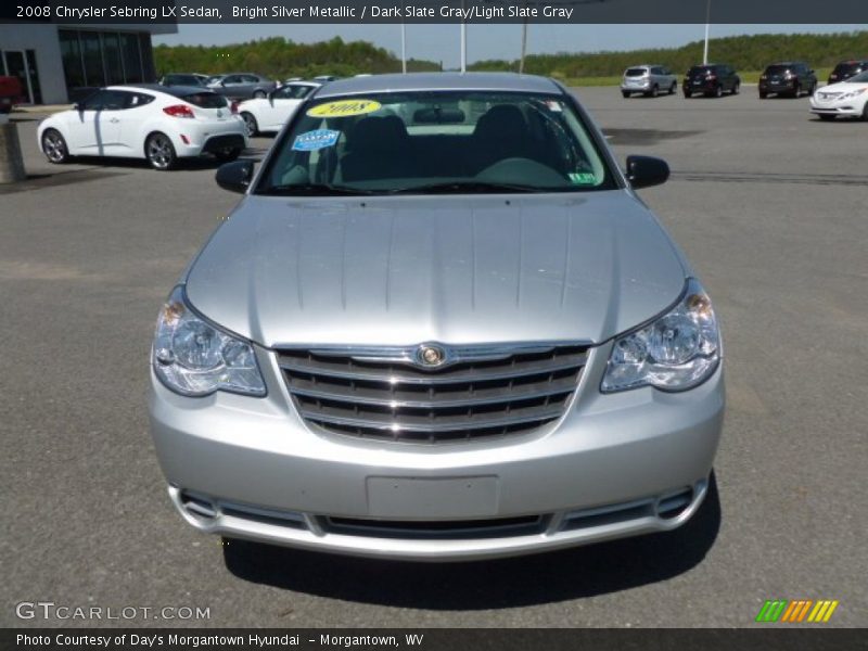 Bright Silver Metallic / Dark Slate Gray/Light Slate Gray 2008 Chrysler Sebring LX Sedan