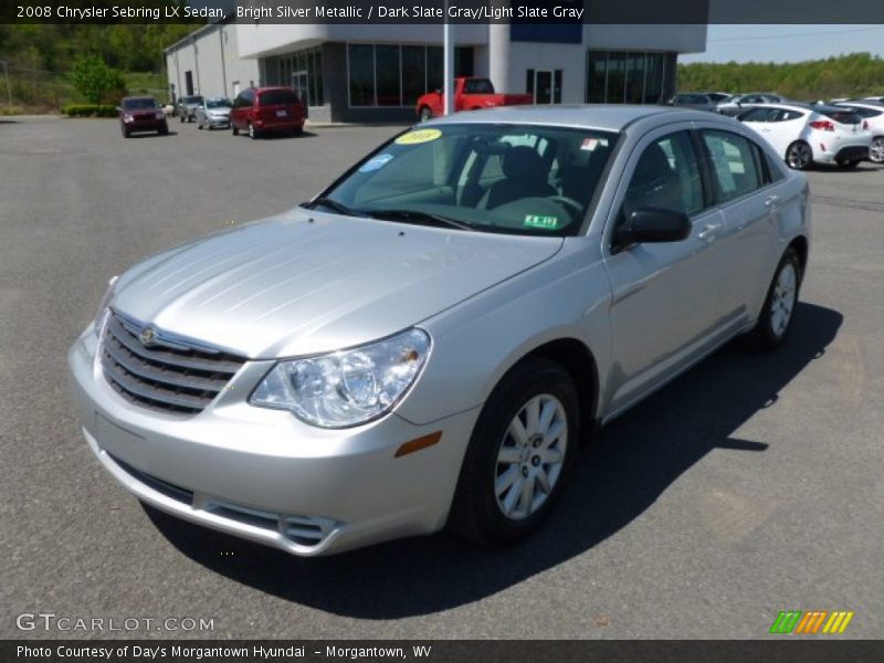 Bright Silver Metallic / Dark Slate Gray/Light Slate Gray 2008 Chrysler Sebring LX Sedan