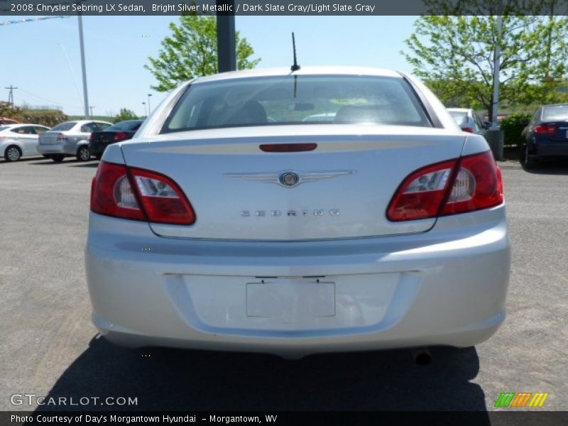 Bright Silver Metallic / Dark Slate Gray/Light Slate Gray 2008 Chrysler Sebring LX Sedan