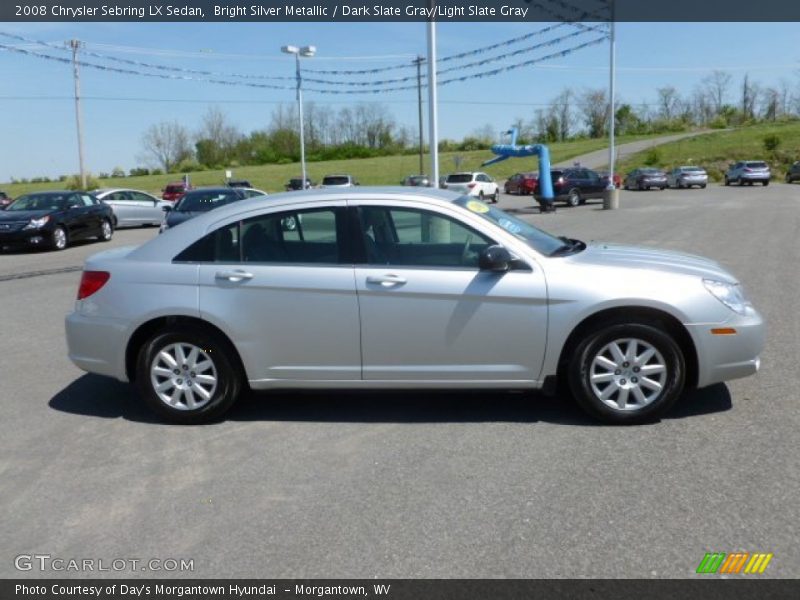 Bright Silver Metallic / Dark Slate Gray/Light Slate Gray 2008 Chrysler Sebring LX Sedan