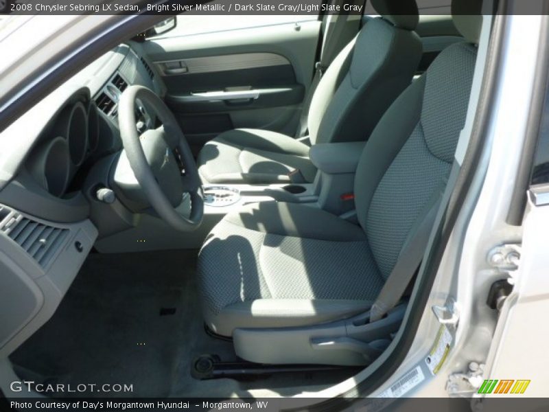 Bright Silver Metallic / Dark Slate Gray/Light Slate Gray 2008 Chrysler Sebring LX Sedan