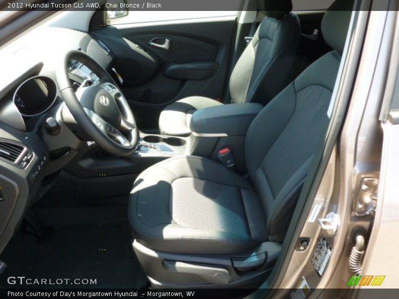Chai Bronze / Black 2012 Hyundai Tucson GLS AWD