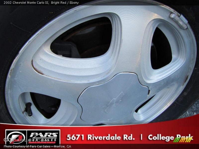 Bright Red / Ebony 2002 Chevrolet Monte Carlo SS
