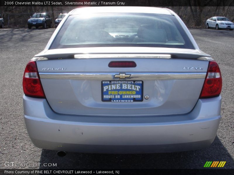 Silverstone Metallic / Titanium Gray 2006 Chevrolet Malibu LTZ Sedan