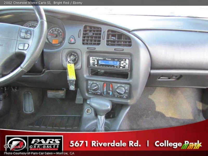 Bright Red / Ebony 2002 Chevrolet Monte Carlo SS