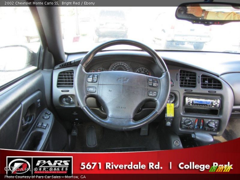 Bright Red / Ebony 2002 Chevrolet Monte Carlo SS