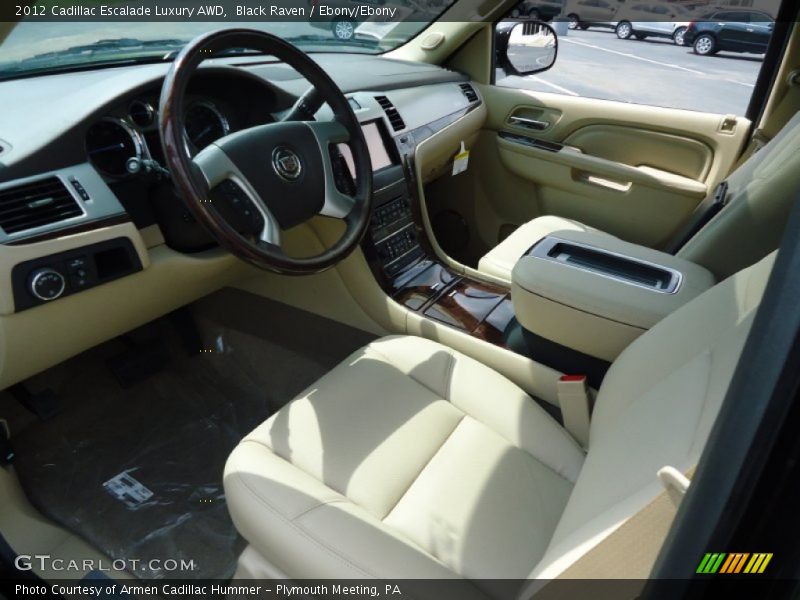 Black Raven / Ebony/Ebony 2012 Cadillac Escalade Luxury AWD