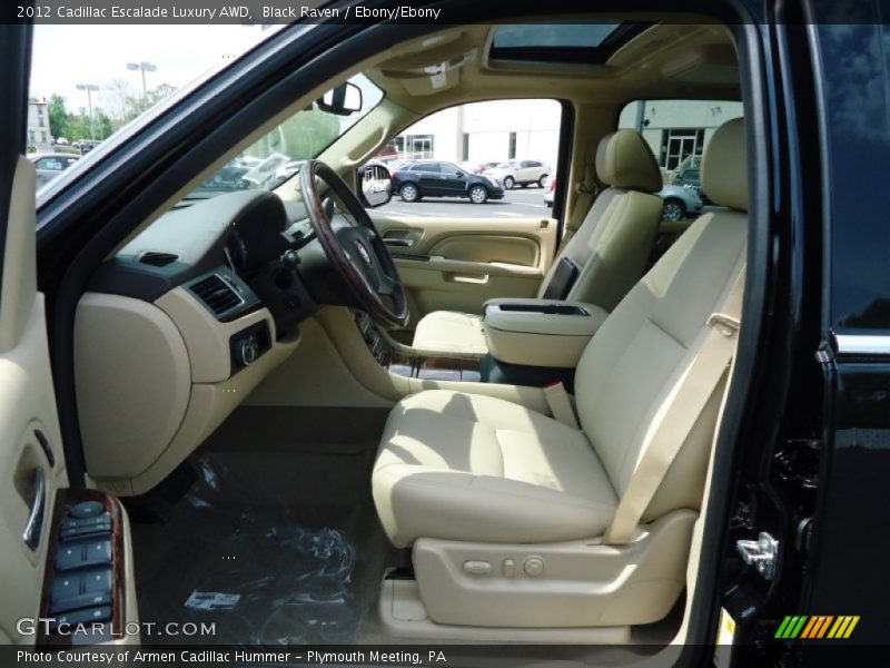 Black Raven / Ebony/Ebony 2012 Cadillac Escalade Luxury AWD