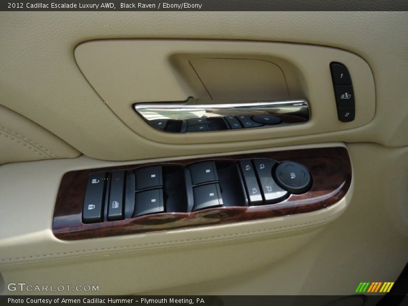 Black Raven / Ebony/Ebony 2012 Cadillac Escalade Luxury AWD