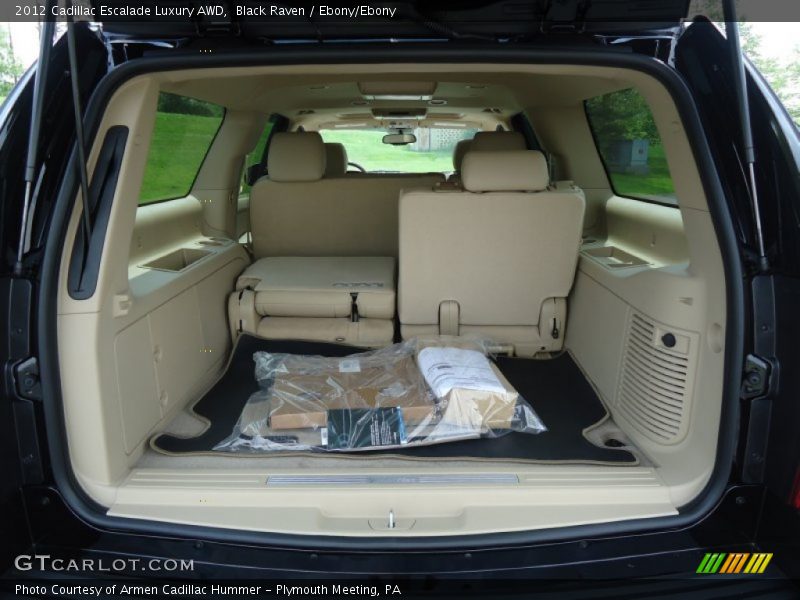 Black Raven / Ebony/Ebony 2012 Cadillac Escalade Luxury AWD