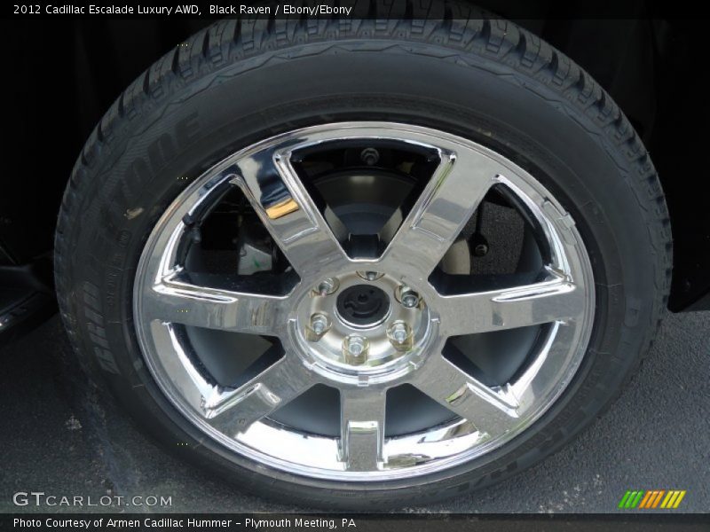 Black Raven / Ebony/Ebony 2012 Cadillac Escalade Luxury AWD