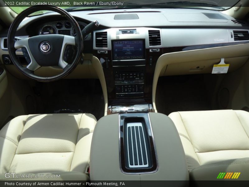 Black Raven / Ebony/Ebony 2012 Cadillac Escalade Luxury AWD