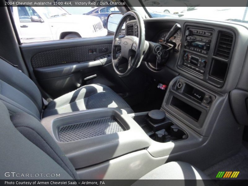 Victory Red / Dark Charcoal 2004 Chevrolet Avalanche 1500 4x4