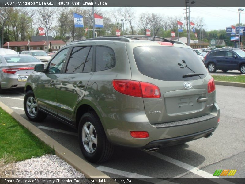 Natural Khaki Green / Beige 2007 Hyundai Santa Fe GLS