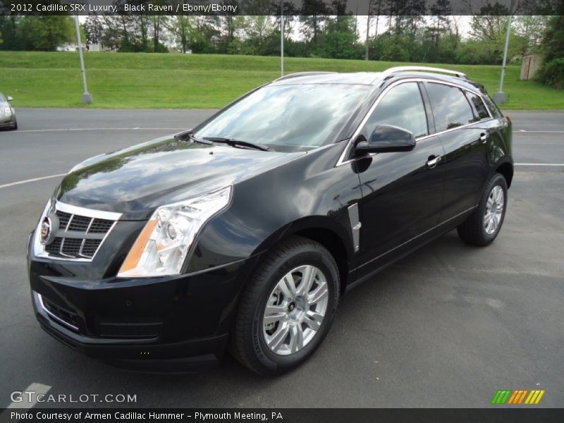 Black Raven / Ebony/Ebony 2012 Cadillac SRX Luxury